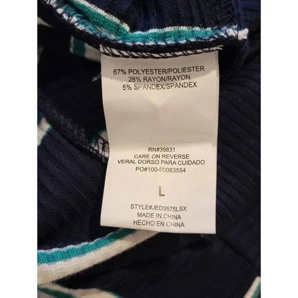 Jolt Blue Stripe Jumpsuit - Picture 4 of 8